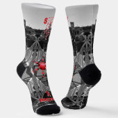 Chaussette Signe rouge du temps (Angulaire)