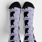 Chaussette silhouette de Frenchie (Haut)