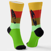Chaussette Silhouette de surf sur King Bug Colonnes (Angulaire)