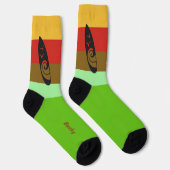 Chaussette Silhouette de surf sur King Bug Colonnes (Droite)