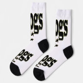 Chaussette Silhouette d'une Escalade de grenouille dans le mo (Gauche)