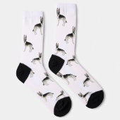 Chaussette Silver Sable Allemand Berger mignon Chien GSD Moti (Droite)