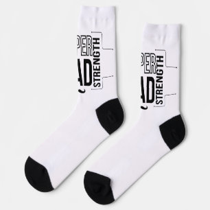 Chaussette Simple Black Super Papa Chaussettes pour enfant