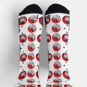 Chaussette Simple Elegant Heureuse Sainte-Valentin Couple Pho (Haut)