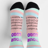 Chaussette simple et minimal ajouter votre logo/design ici te (Haut)
