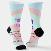 Chaussette simple et minimal ajouter votre logo/design ici te (Angulaire)