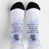 Chaussette simple et minimal ajoutez votre logo/votre design  (Haut)