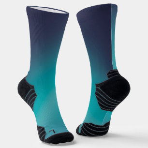 Chaussette Simple Marine Green Moonlight Ombre
