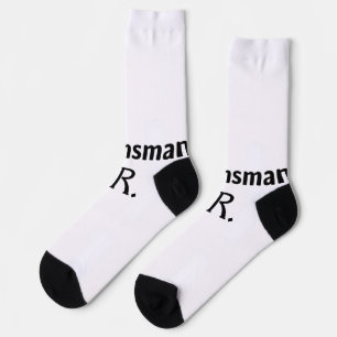 Chaussette SIMPLE MINIMAL ajoutez votre nom témoin personnali