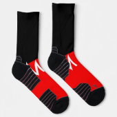 Chaussette Simple monogramme ajouter votre nom lettre man min (Droite)