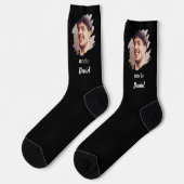 Chaussette Simple Personalized Photo (Gauche)