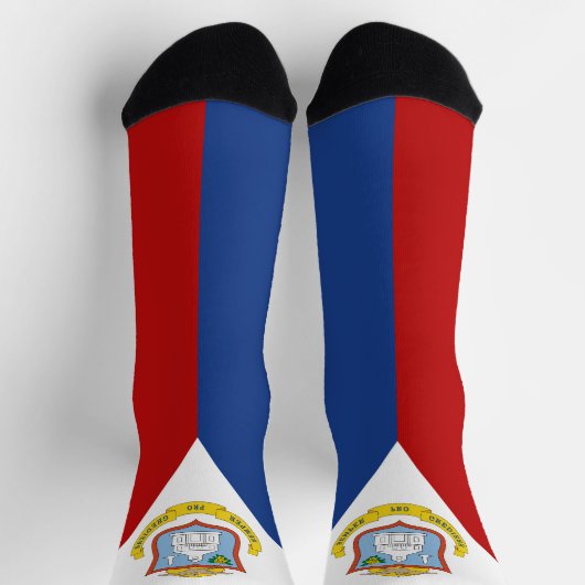 Chaussette Sint Maarten Flag (Haut)