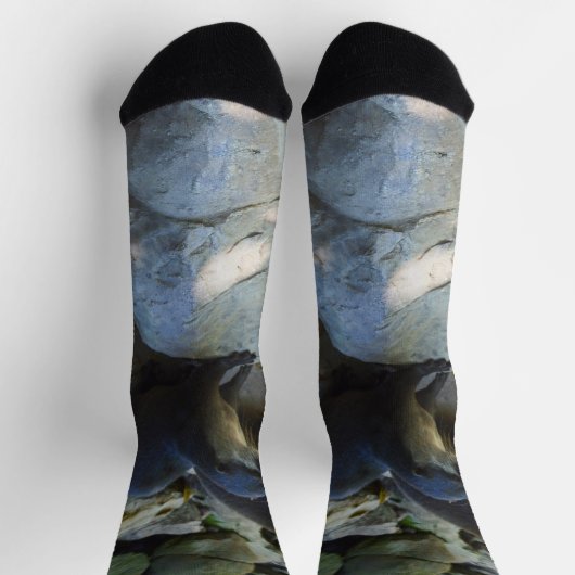 Chaussette **"Sips by the Stream : Otters Drinking from River (Haut)