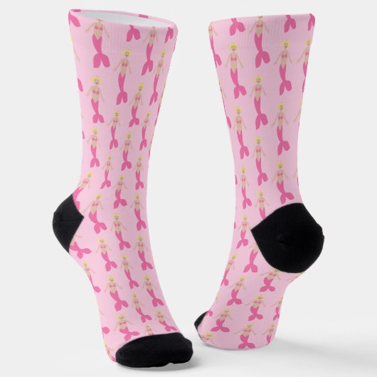 Chaussette Sirène D'Imaginaire Rose (Angulaire)