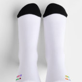 Chaussette Site Web de logo personnalisé Chaussettes commerci (Haut)
