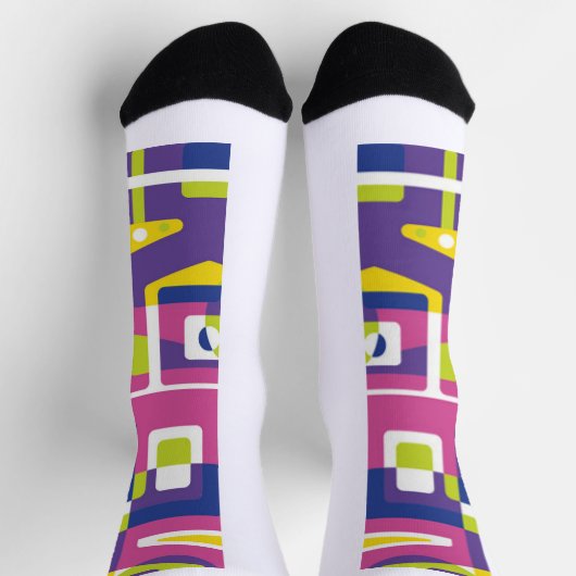 Chaussette SKA_Shawnee.Kansas.Arts.BW (Haut)