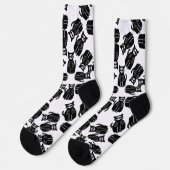 Chaussette Skeleton Cats Halloween (Gauche)