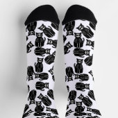Chaussette Skeleton Cats Halloween (Haut)