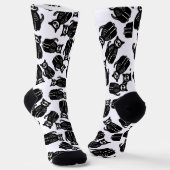 Chaussette Skeleton Cats Halloween (Angulaire)