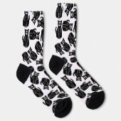 Chaussette Skeleton Cats Halloween (Droite)
