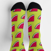 Chaussette slice of watermelon and green (Haut)
