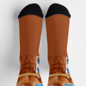 Chaussette SlipperyJoe homme musclé abs vestiaire pièce carre (Haut)