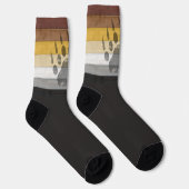 Chaussette SlipperyJoe's Bear Pride drapeau de la texture du (Droite)