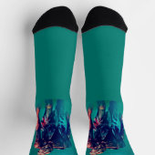 Chaussette SlipperyJoe's bloody zombie woods Halloween (Haut)