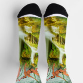 Chaussette SlipperyJoe's deux poilus hommes embrasser le coeu (Haut)