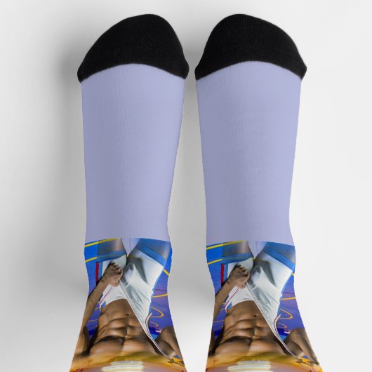 Chaussette SlipperyJoe's Man six pack de lutte singlet gym b (Haut)