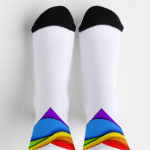 Chaussette SlipperyJoe's orgueillement coeur courbes forme 3D (Haut)