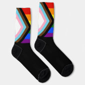 Chaussette SlipperyJoe's Progress Pride Drapeaux gay cadeaux  (Droite)