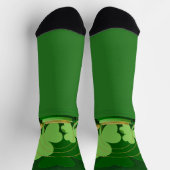 Chaussette SlipperyJoe's Saint Patrick's Day trèfle à trois f (Haut)