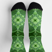 Chaussette SlipperyJoe's St. Patrick's Day Fractal vortex hol (Haut)