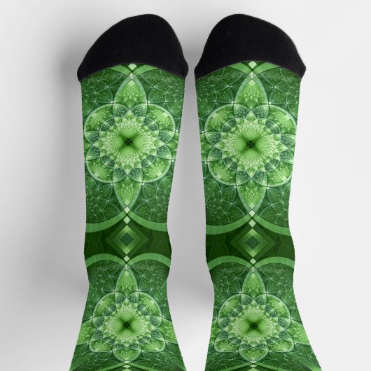 Chaussette SlipperyJoe's St. Patrick's Day Fractal vortex hol (Haut)