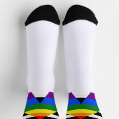 Chaussette SlipperyJoe's Straight Ally Drapeau gay cadeaux LG (Haut)