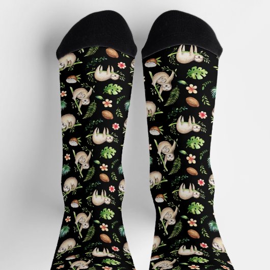Chaussette Sloths All-Over-Print Socks (Haut)