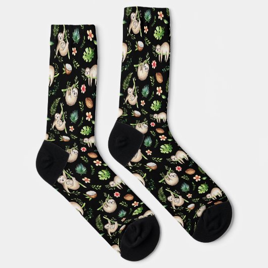 Chaussette Sloths All-Over-Print Socks (Droite)
