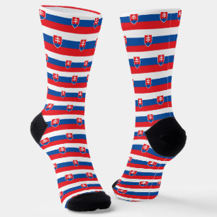 Chaussette Slovaquie Chaussettes, patriotique Slovaquie Drape
