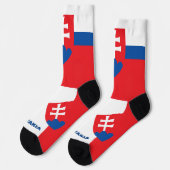 Chaussette Slovaquie Drapeau patriotique, Slovaquie durable (Gauche)