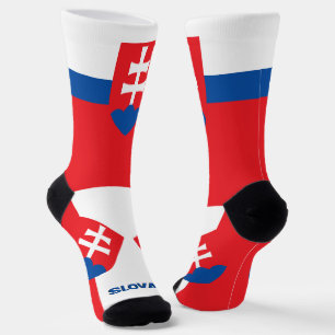 Chaussette Slovaquie Drapeau patriotique, Slovaquie durable