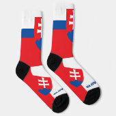 Chaussette Slovaquie Drapeau patriotique, Slovaquie durable (Droite)