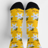 Chaussette Smiling Snowflake Holiday Cheer (Haut)