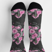 Chaussette Snakes and pink roses (Haut)