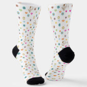 Chaussette Snoopy Colorful Hearts Motif (Angulaire)