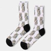 Chaussette Snow leopard - Purr-ello (Gauche)
