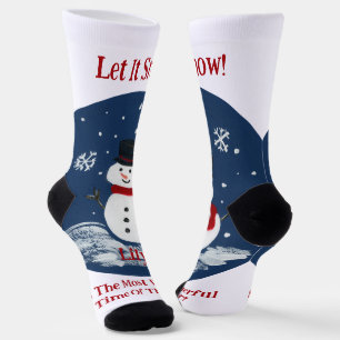 Chaussette Snowman Merveilleux temps année les femmes PERSONN