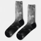 Chaussette Sock d'équipage durable Sky Blue Sapphire de nuit (Gauche)