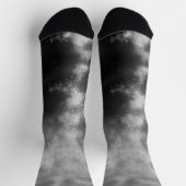 Chaussette Sock d'équipage durable Sky Blue Sapphire de nuit (Haut)