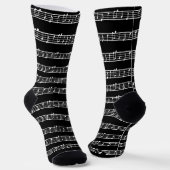 Chaussette Sock Notes musicales (Angulaire)